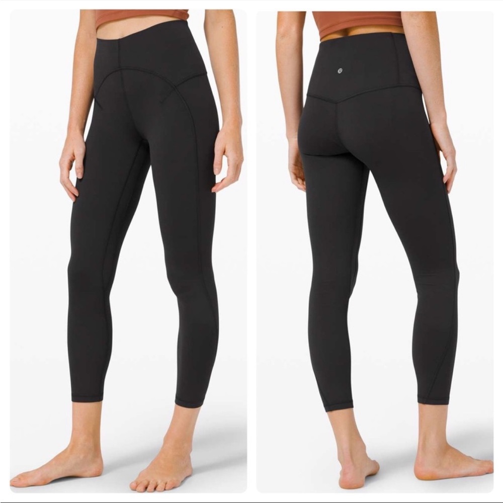 Lululemon Unlimit High Rise Leggings 25” black women’s size 6
